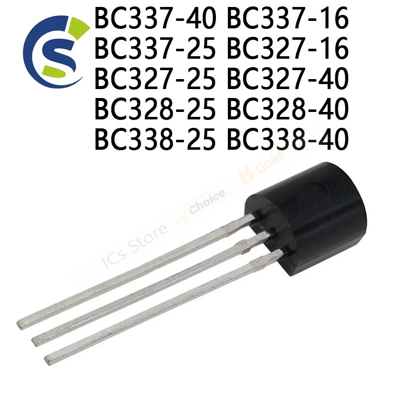10PCS BC337 BC-40 BC337-16 BC337-25 BC327-16 BC327-25 BC327-40 BC328-25 BC328-40 BC338-25 BC338-40 T