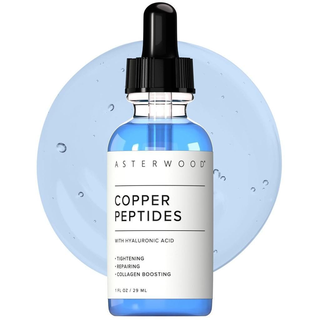 Asterwood Copper Peptide Facial Serum ประกอบด้วย GHK-Cu และ Hyaluronic Acid-Anti-Aging Facial Serum-