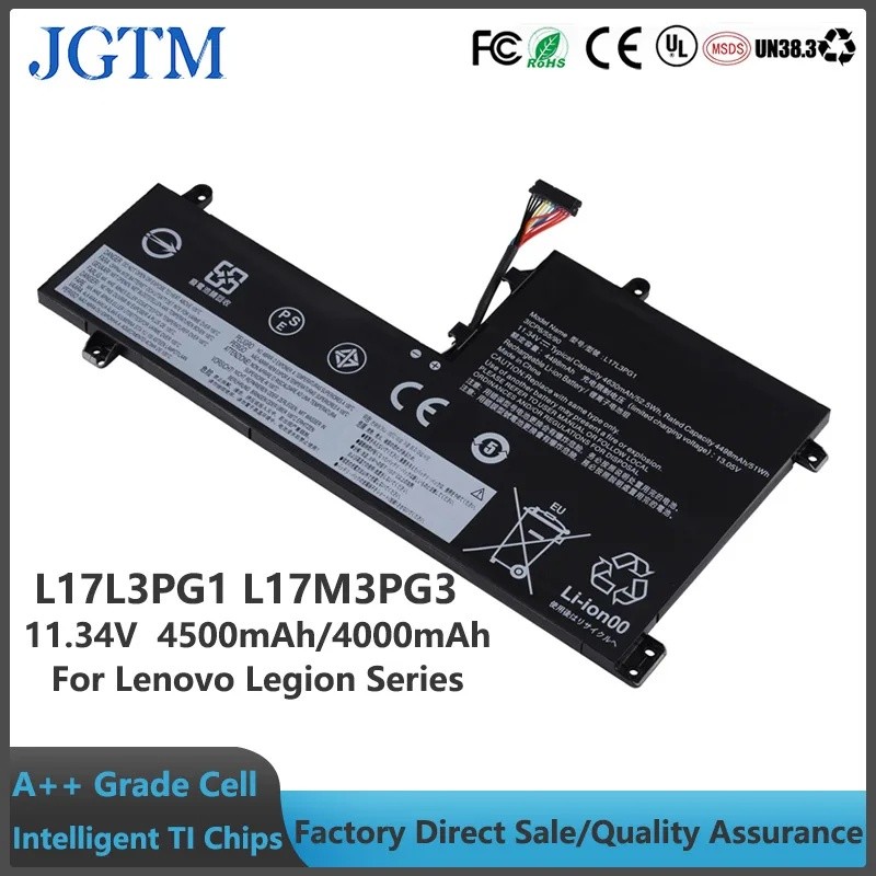 L17M3PG3 L17M3PG1 L17C3PG1 L17L3PG1 L17M3PG2 L17C3PG2 แบตเตอรี่แล็ปท็อปสําหรับ Lenovo Legion Y530-15