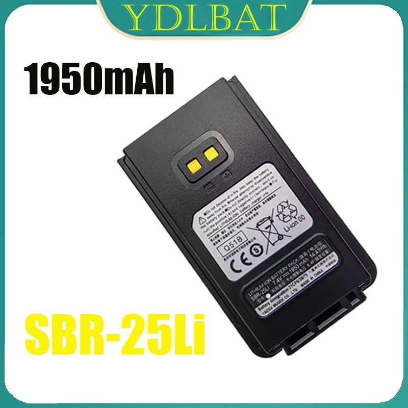 แบตเตอรี่สําหรับ Yaesu FT-25R FT 25R FT-65R FT 65R วิทยุ 2 ทิศทาง 1950mAh SBR-25Li