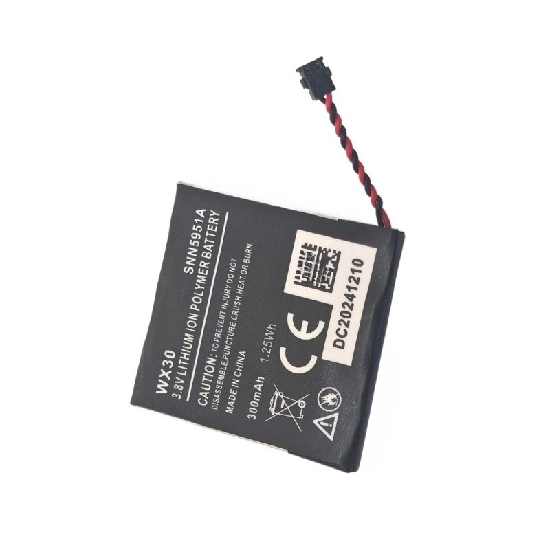 สําหรับ Motorola Moto360 แบตเตอรี่สมาร์ทวอทช์ WX30 SNN5951A3.8V 300mAh แบตเตอรี่