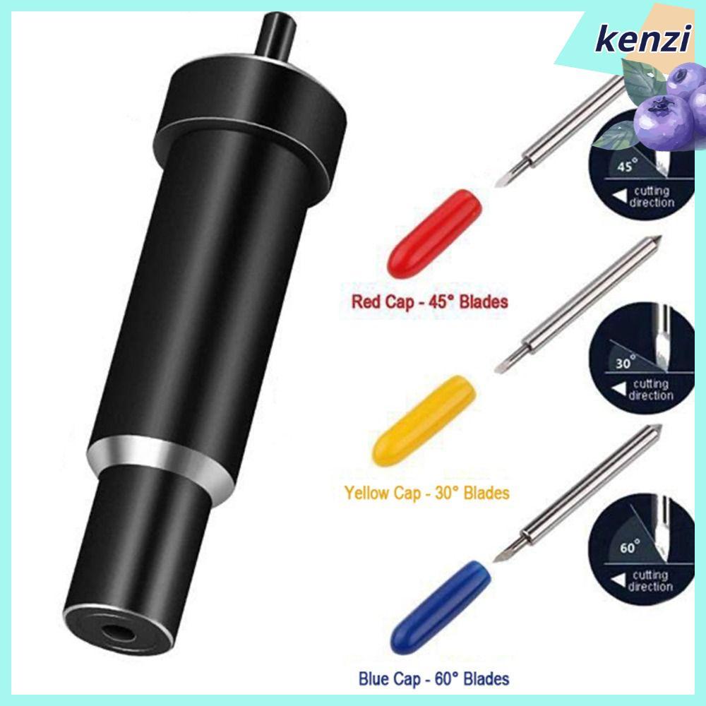 KENZI ใบมีดพล็อตเตอร์, ใบมีดตัดลึกโลหะเรียบ, ที่ใส่ใบมีดทดแทน 30 45 60 องศาสําหรับ Cricut Explore 3/