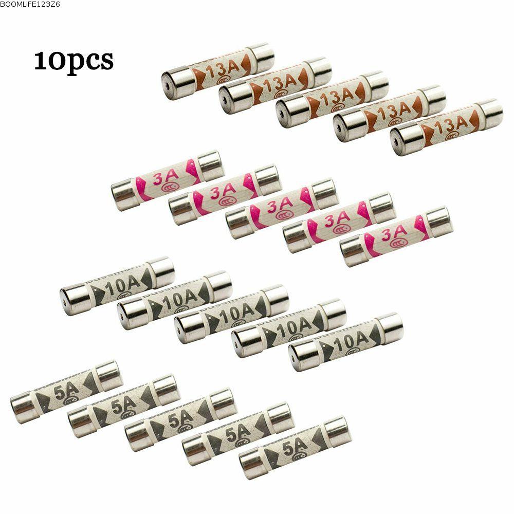 BOOMLIFE1232T 10 ชิ้น Quick Fast Blow อุปกรณ์เสริมไฟฟ้า 3-13A House Hold Plug