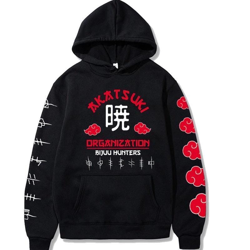 New Jacket เสื้อฮู้ดพิมพ์ลาย AKATSUKI UCHIHA, SASUKE, NARUTO ANIME สําหรับผู้ชายและผู้หญิงทุกขนาด
