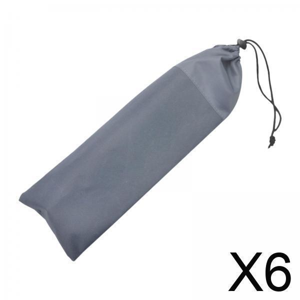 [lzdyyh39k] 2-6pack Tent Peg Pouch Pocket Ground Nail Storage Bag for Gardening Backpacking