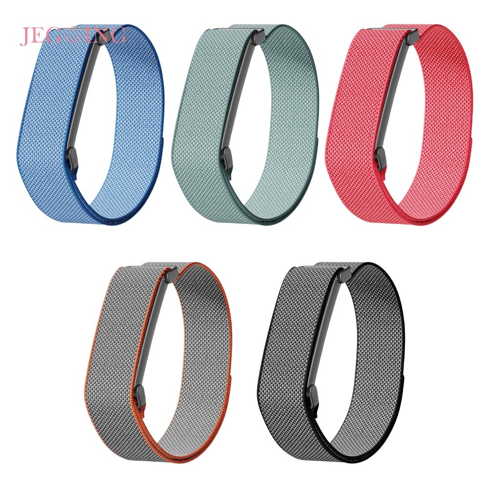สายนาฬิกาไนลอนสําหรับ Google Fitbit Air Fitness Tracker สําหรับผู้ชายผู้หญิงสุขภาพกิจกรรม Tracker ขอ