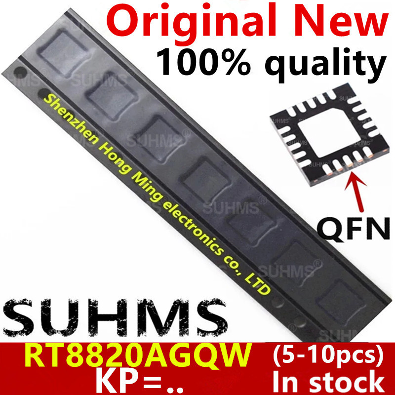 (5-10ชิ้น)100% ใหม่ RT8820AGQW RT8820A KP=4H KP=.. QFN-20 ชิปเซ็ต AKCQ