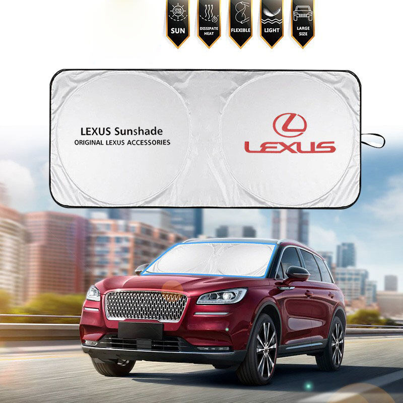 1pcs ม่านบังแดดรถยนต์ฝาครอบกระจกหน้า sun บังแสง Visor Sun-proof และความร้อน UV สําหรับ Lexus rx 570 