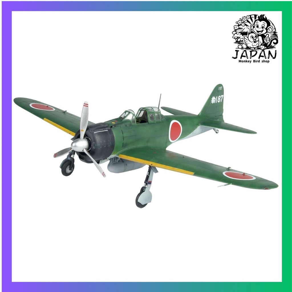 Platts 148 WW2 Japanese Navy Zero Type Carrier Fighter Type 21 263rd Naval Air Group Plastic Model A