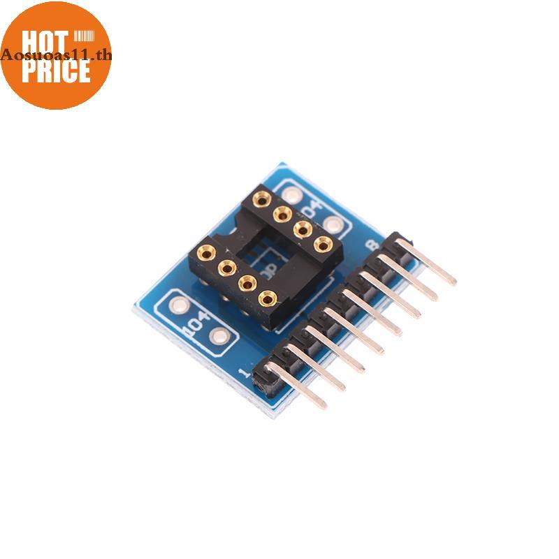 Aosuoas Single-row ZIP SIP8 Paage แปลงเป็น Dual-row DIP8 Soet NJM5532 4558 4560 4580 4565 2114L HIFI