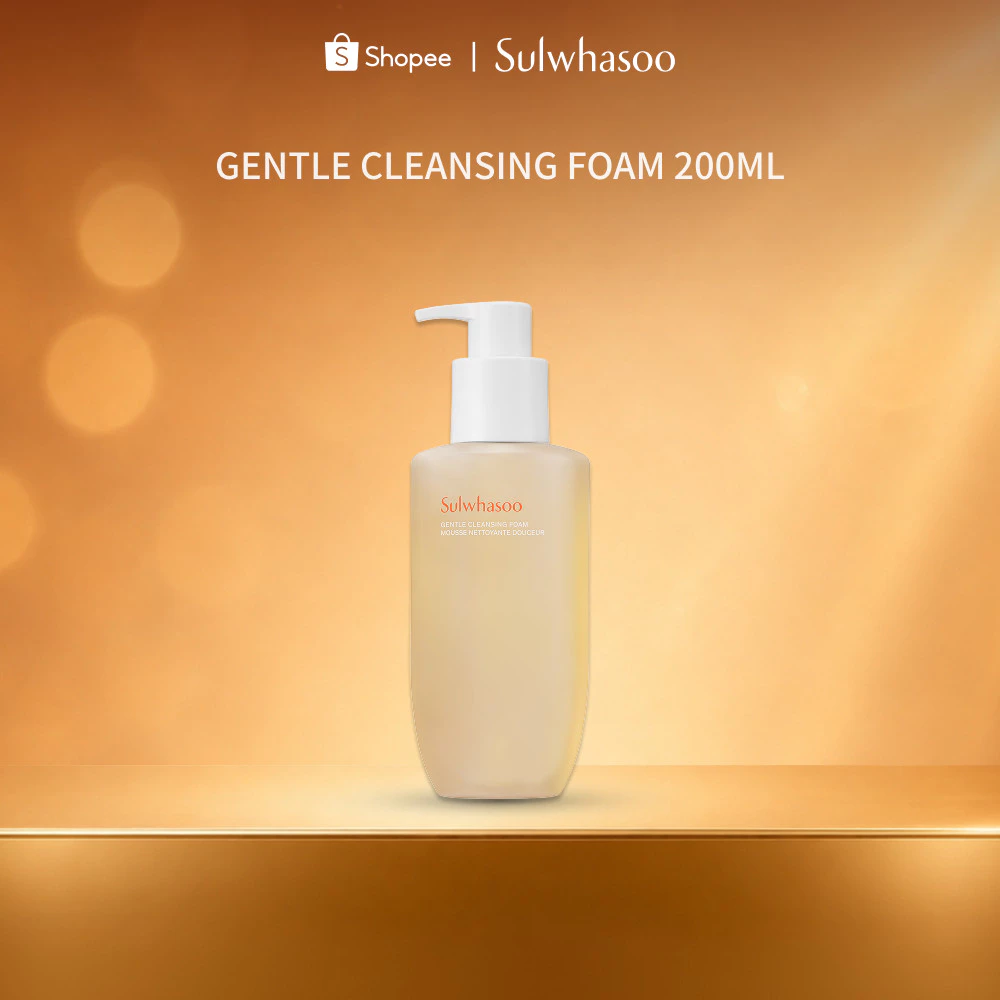 SULWHASOO Gentle Cleansing Foam 200ml./400ml. โซลวาซู โฟมล้างหน้าเกาหลี ขจัดสิ่งสกปรกในรูขุมขนอย่างอ่อนโยน