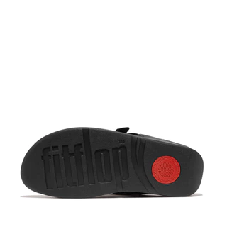 FITFLOP COMM-LULU FOLDED-KNOT LEATHER รองเท้าแตะแบบหูหนีบผู้หญิง รุ่น IA2-001 สี BLACK