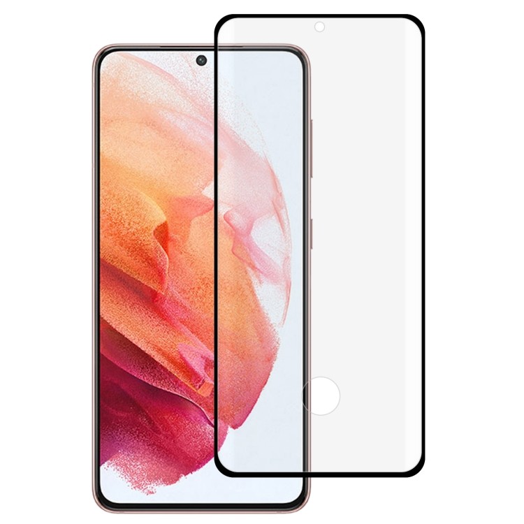 กาวขอบ 3D โค้งขอบฟิล์มกระจกนิรภัยแบบเต็มหน้าจอสําหรับ Samsung Galaxy S22 5G สําหรับ Samsung Galaxy S