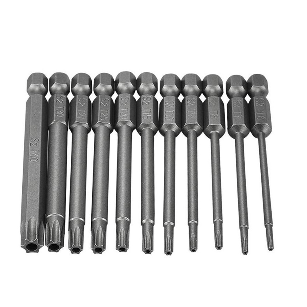 [ในสต็อก] 1 ชิ้น - T40 หัวแม่เหล็ก Torx ไขควงบิต 75 มิลลิเมตรความปลอดภัยงัดแงะหลักฐาน Star