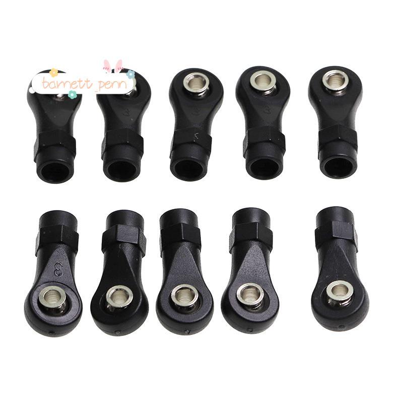 10 ชิ้นพลาสติก Rod End Link Link Link Link Linkage Balls Joint Head สําหรับ 1/10 RC รถ Crawler SCx10