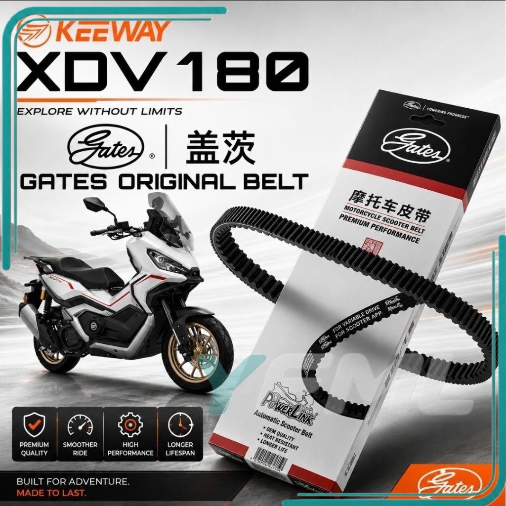 BELT KEEWAY XDV180 XDV 180 EVO GATES BELT GATES DRIVE BELT