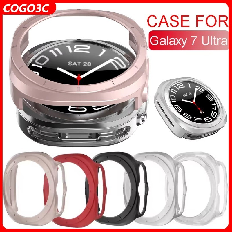 Case Hollow สําหรับ Samsung Galaxy Watch Ultra 2025 PC เกราะป้องกันกันชนสําหรับ Samsung Galaxy Ultra 47 มม.อุปกรณ์เสริมฝาครอบป้องกัน