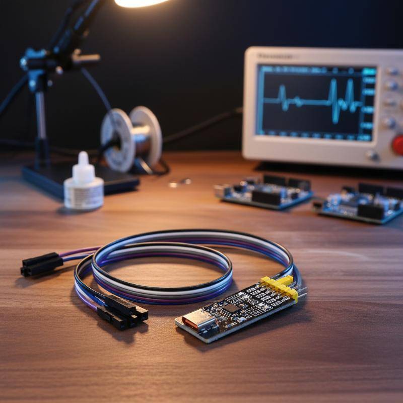 TH CH342K Dual Channel USB to TTL Serial Module 3Mbps Type-C 1.8/3.35V หลายระดับสําหรับระบบฝังตัว De