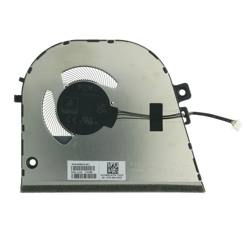 **พัดลมระบายความร้อน CPU สําหรับ HP Envy 16-AC 16-AD 16-AC0013DX 16-AC0033DX TPN-C174 FSF2 DFS5L22H1