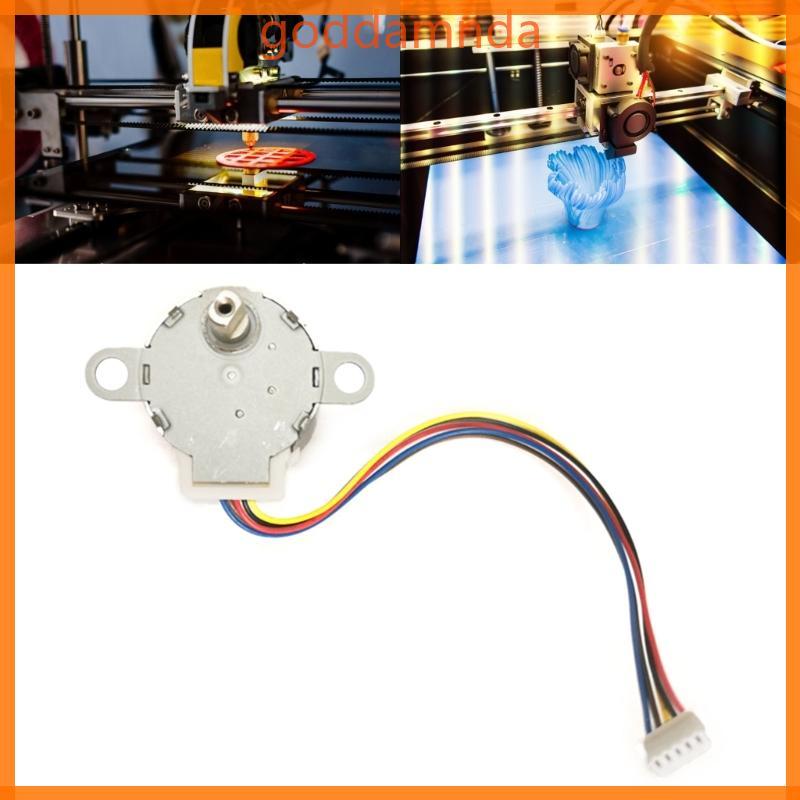 GODD 5 สาย 5V 12V Stepper มอเตอร์ 24BYJ48-394B Reduction Stepper มอเตอร์ประสิทธิภาพ Stepper มอเตอร์ส
