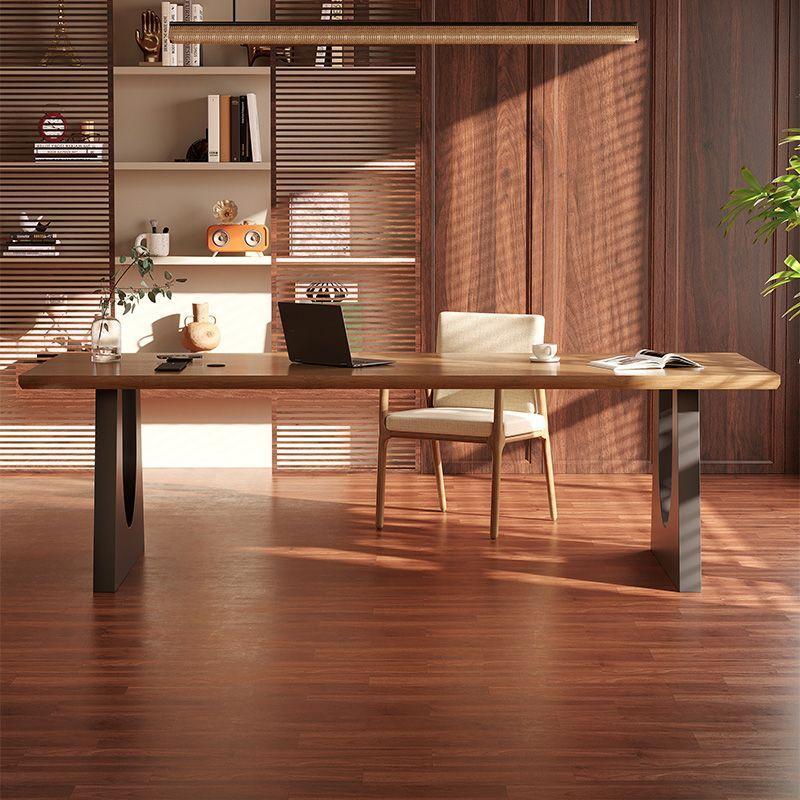 Italian-style office desk, solid wood office desk, executive desk, boss desk