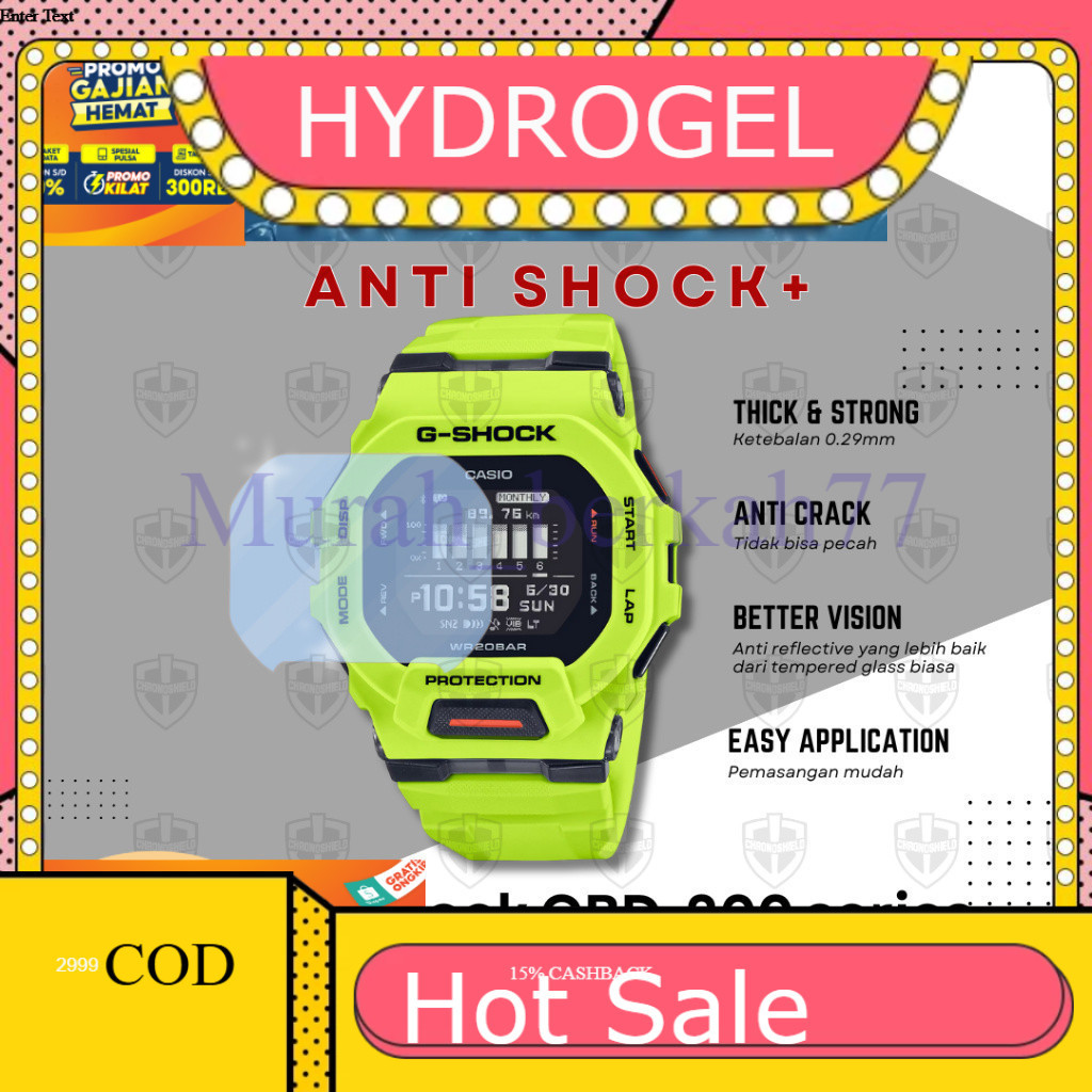 HYDROGEL Antishock G-Shock GBD200 Gshock GBD 200