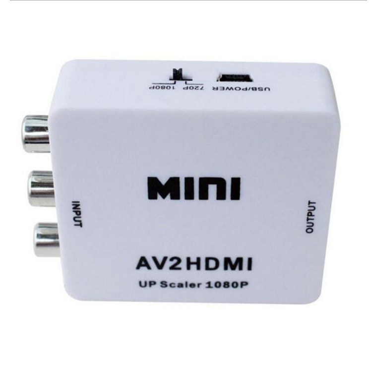 Batch AV เป็น HDMI HD Converter AV เป็น HDMI Converter RCA เป็น HDMI AV2HDMI