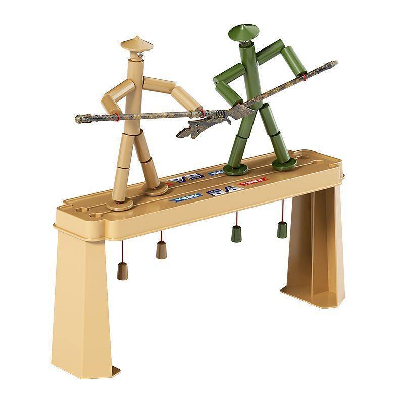 [Hot Sale] Bamboo Man Battle Toys Nostalgic Parent-Child Game 8-14 Years Old Children i6Cl