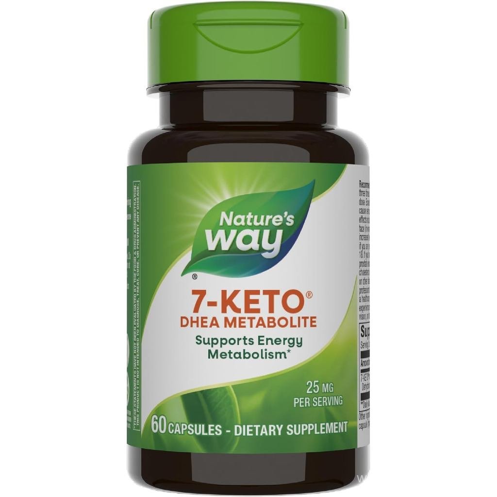 ทาง 7-Keto, DHEA Metabate, เสิร์ฟละ 25 มก., 60 กะรัต | รองรับ Cellular Energy Metabol*, ปราศจากกลูเต