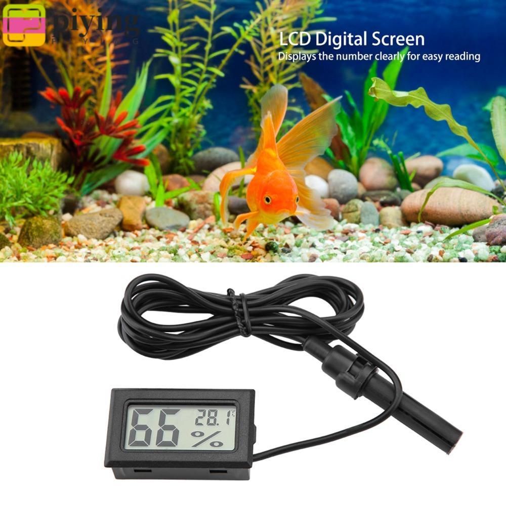 PIYING LCD เครื่องวัดอุณหภูมิเครื่องวัดความชื้นสัมพัทธ์,เซลเซียส LCD อุณหภูมิ, Gauge Display Probe S