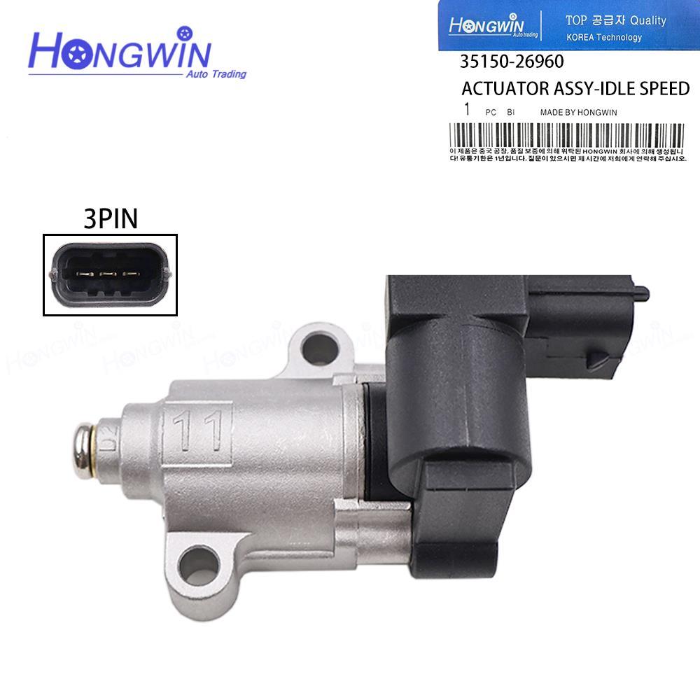 วาล์วควบคุมความเร็วเดินเบาสําหรับ Hyundai Accent 06-11, Getz 05-10, 1.4L/1.6L(35150-26960)