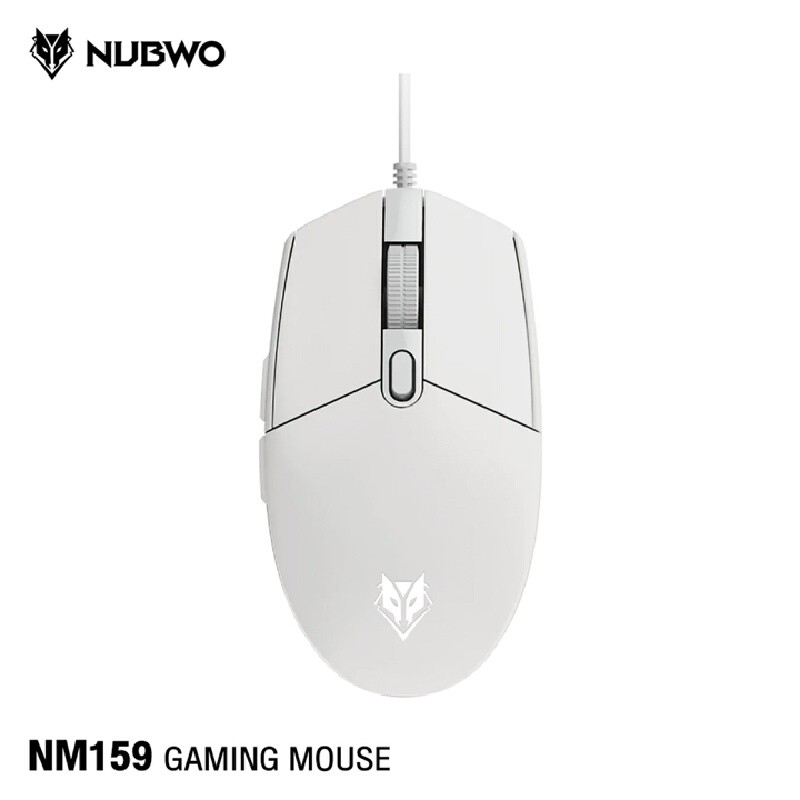 NUBWO เมาส์เกมมิ่ง รุ่น NM159 สีขาว