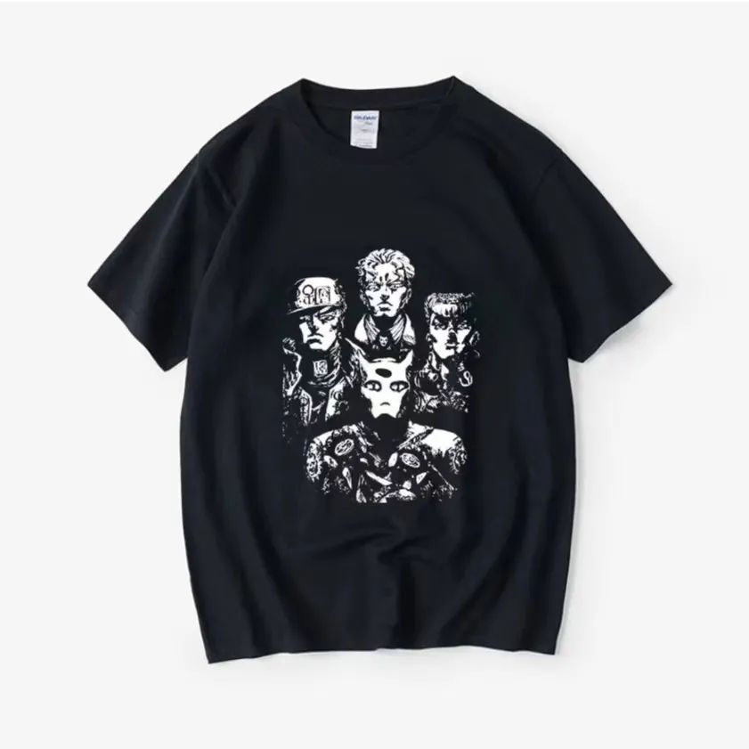 [มีสินค้าในสต็อก] เสื้อยืด JOJO's Bizarre Adventure, สินค้าร่วมแบรนด์ JOJO, ออกแบบโดยคิระ โยชิคาเอะ,