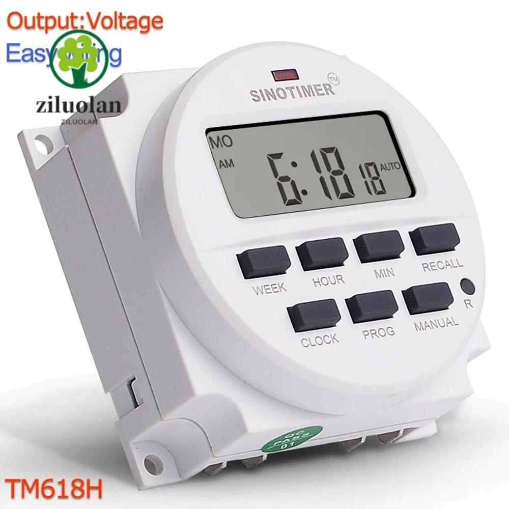 ZILUOLAN Timer Switch Digital Professional 7 วัน โปรแกรมรายสัปดาห์ Smart Switch Timer
