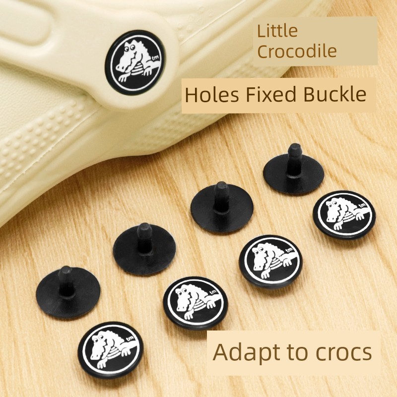 jibbitz crocs crybaby จิบบิท เหมาะสําหรับจระเข้หลุมรองเท้ากลับลูกไม้ด้านหัวเข็มขัดชายหญิงรองเท้าหัวเ