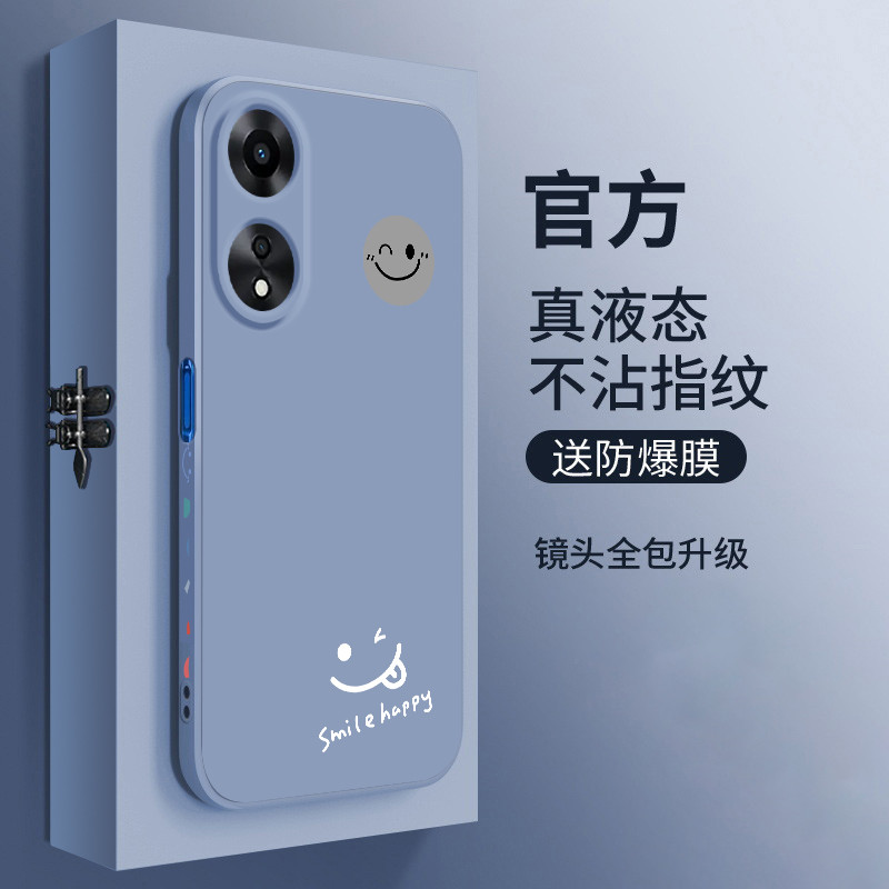 เหมาะสําหรับ oppoa58x เคสโทรศัพท์สไตล์ใหม่ซิลิโคนเหลวนุ่ม A58X เคสป้องกัน 0pp0a58x เลนส์รวมทุกอย่าง 