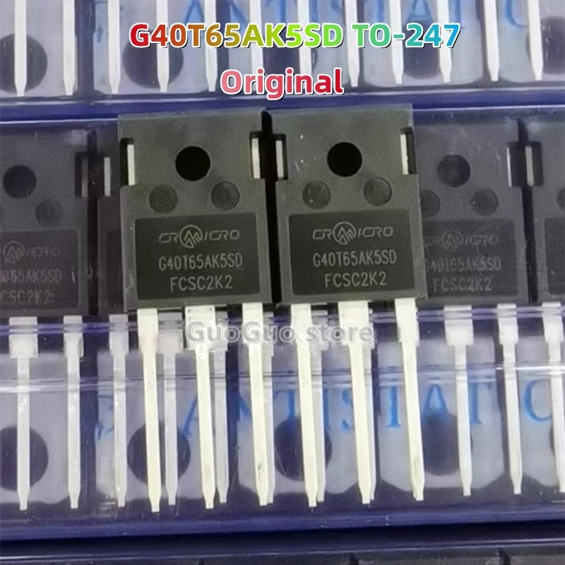 5pcs Original G40T65AK5SD TO-247 CRG40T65AK5SD TO247 40A/650V อินเวอร์เตอร์ IGBT ทรานซิสเตอร์ใหม่ของ