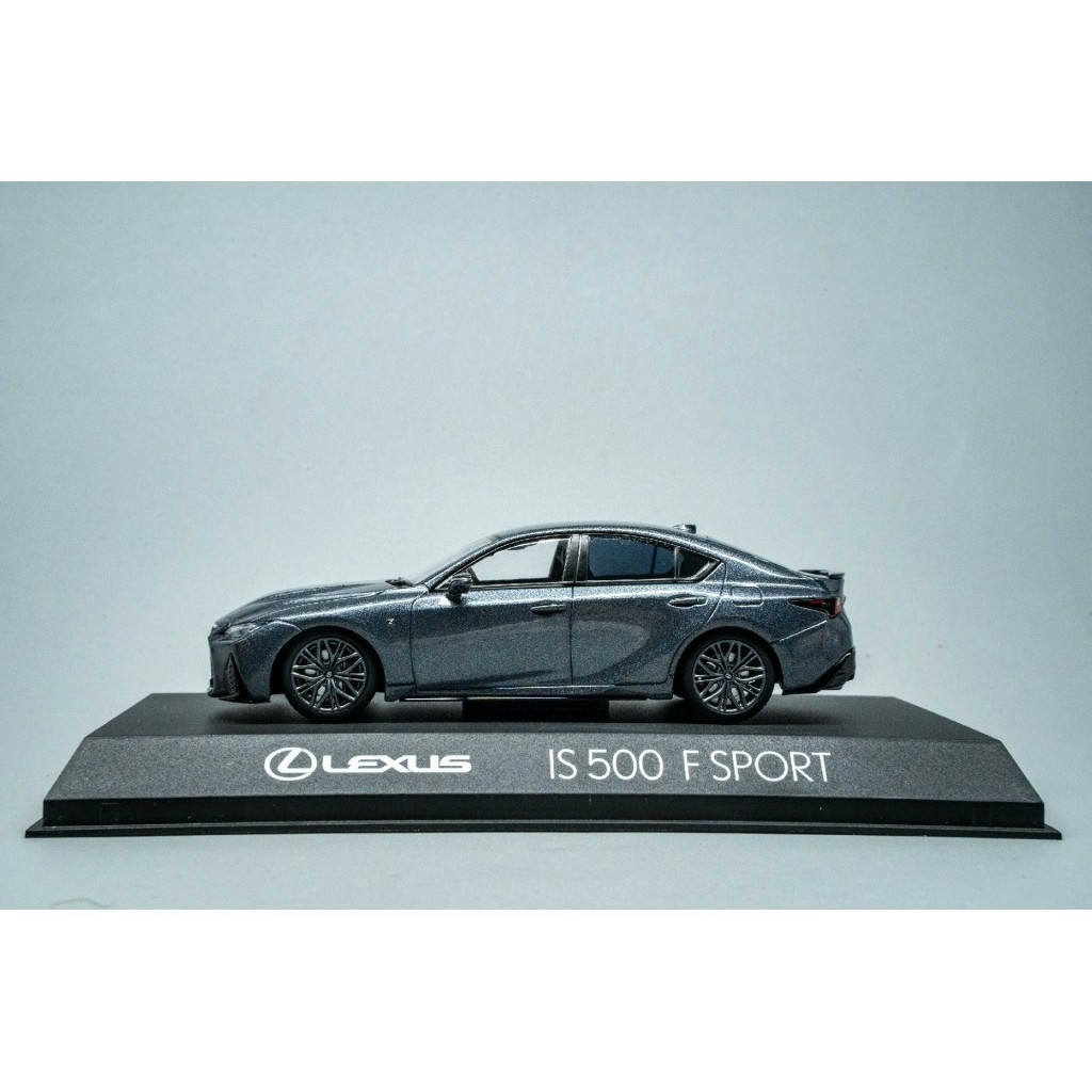 [สต๊อกพร้อม] 1 43 Jingshang Lexus IS500 F SPORT Kyosho Lexus IS500 Metallic Grey ตลาดต่างประเทศที่หา