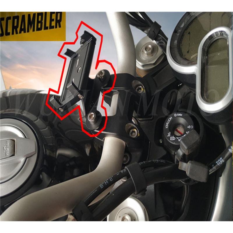 เหมาะสําหรับ Ducati Free scrambler Free Tour 800 Coffee Free Tour 1100 Modified ที่วางโทรศัพท์มือถือ