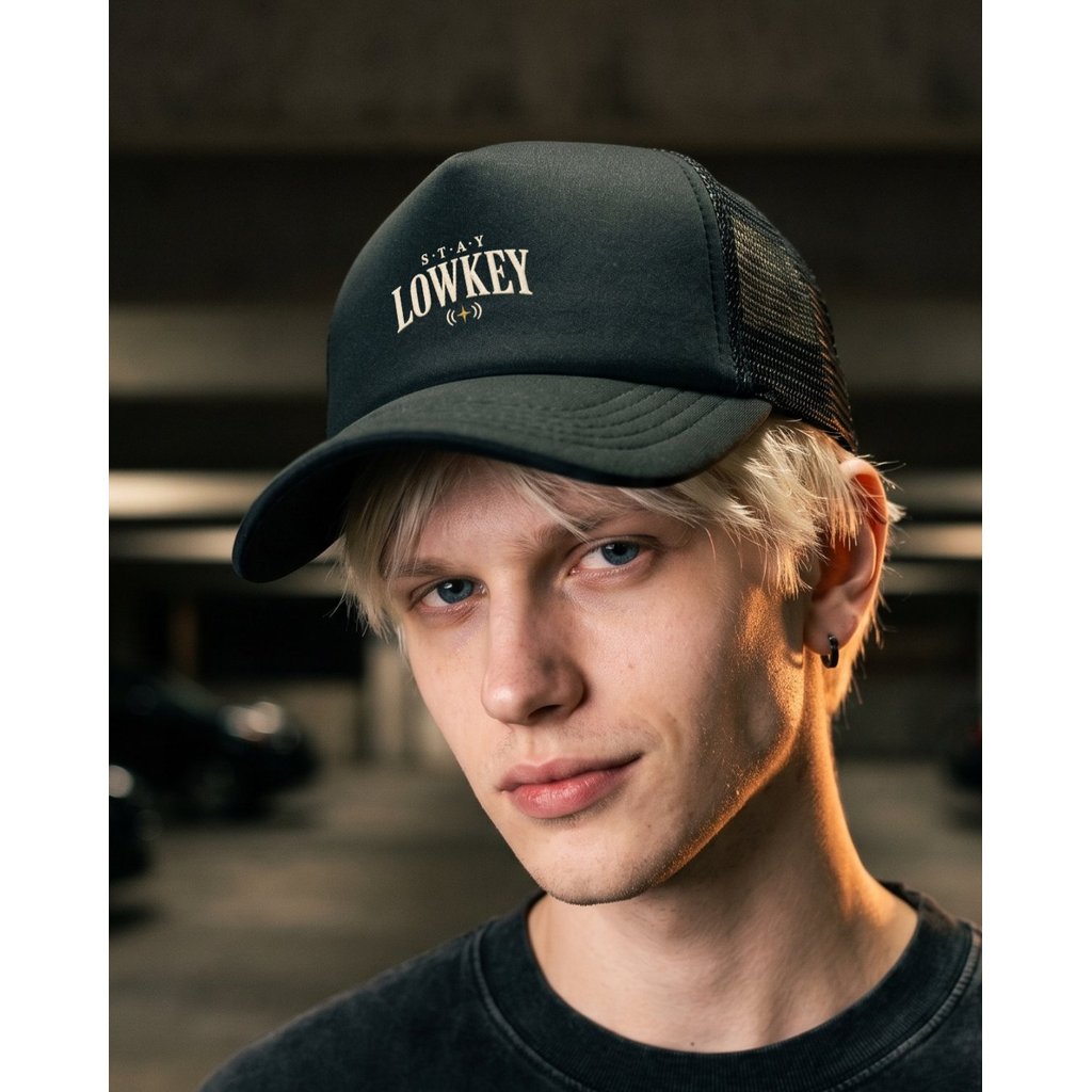 STAY LOWKEY | ลายหมวกมินิมอล Lowkey Streetwear Cap
