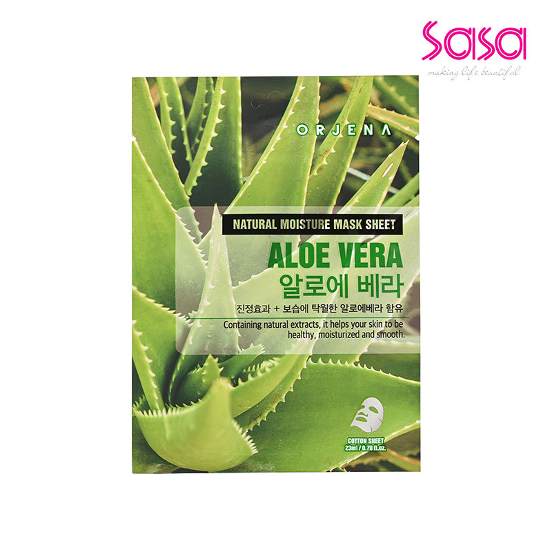 Orjena Natural Moisture Face Mask Sheet - Aloe Vera (1pc)