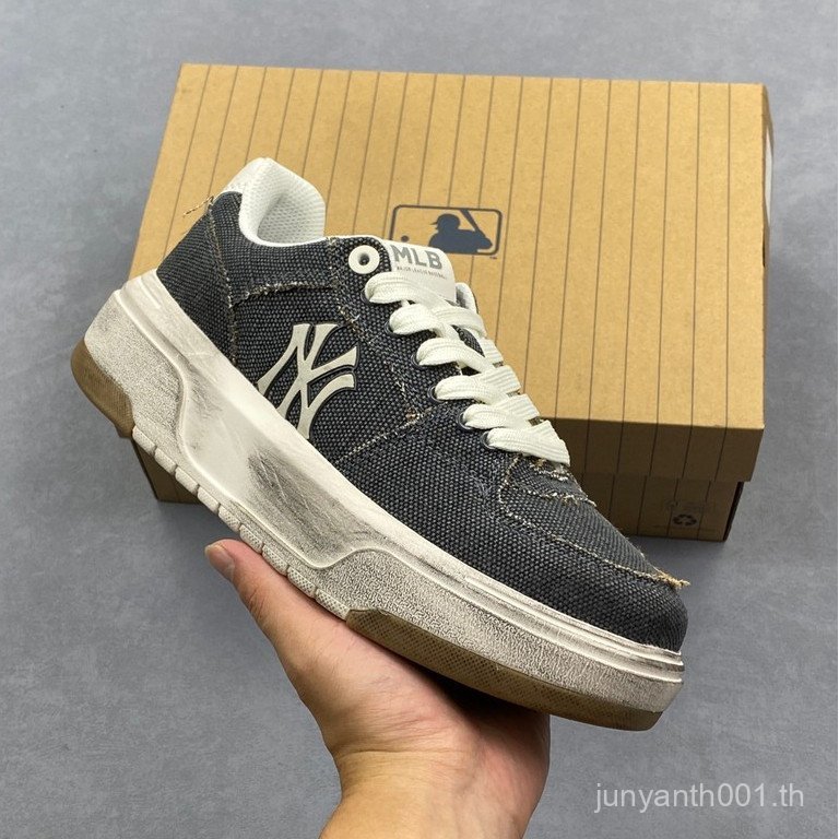 36-45 ขนาดใหญ่ MLB CHUNKY LINER คลาสสิก All-Match รองเท้าลําลองผู้ชายผู้หญิงสไตล์เดียวกันแฟชั่นกีฬาร