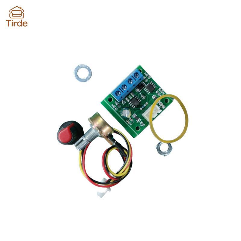 Tirde PWM DC ความเร็วมอเตอร์ควบคุม 1803bk แผงควบคุมการปรับ 1.8V-12V 2A โมดูล