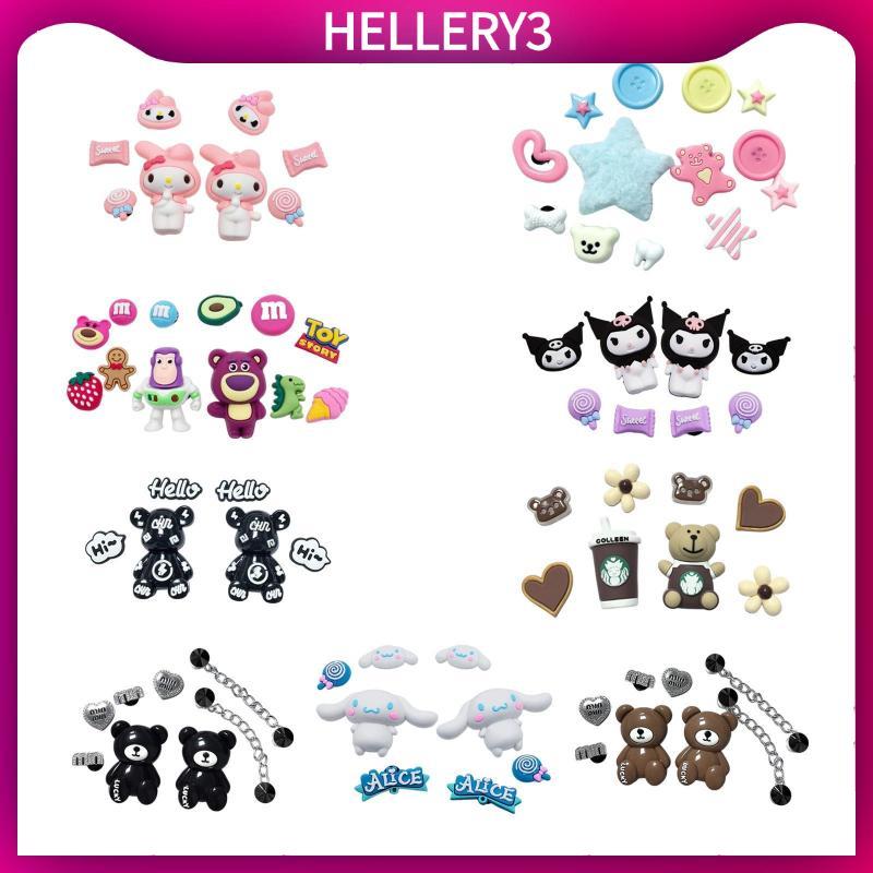 [HelleryQ] Charms สําหรับกระเป๋าชายหาดตกแต่งสําหรับรองเท้าแตะอุปกรณ์ DIY PVC Totes Inserts