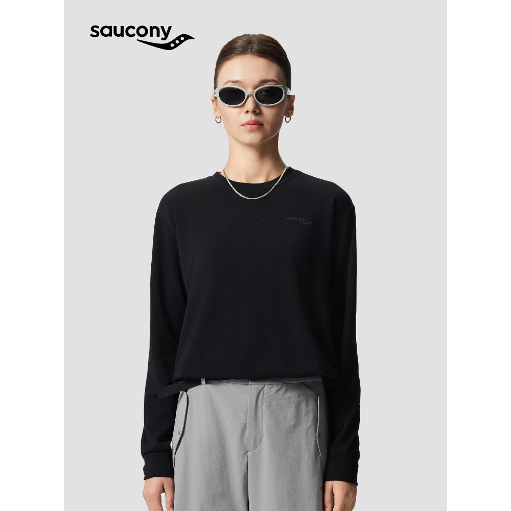 Saucony Saucony 26 Summer Womens Modal Loose Pullover Sweatshirt