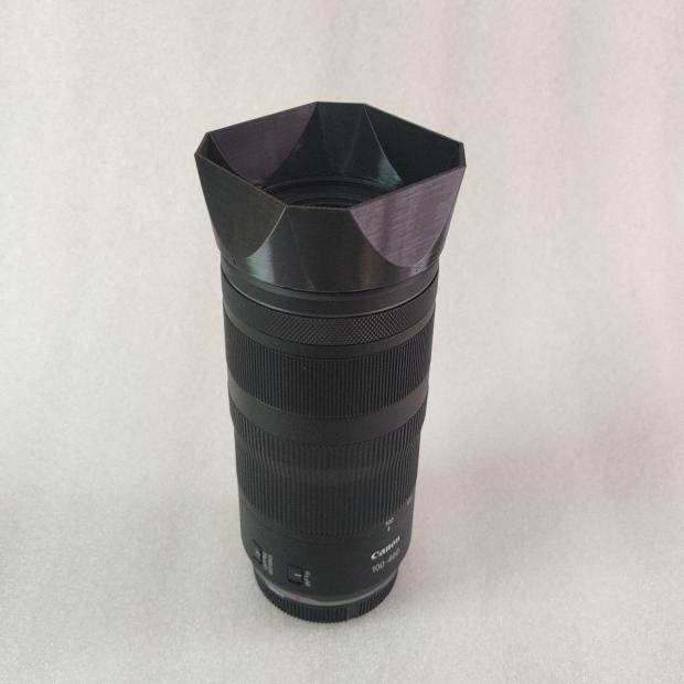 โฮมเมดเหมาะสําหรับ Canon CNAON RF 100-400 มม. F5.6-8 IS USM เลนส์ฮูดสี่เหลี่ยม
