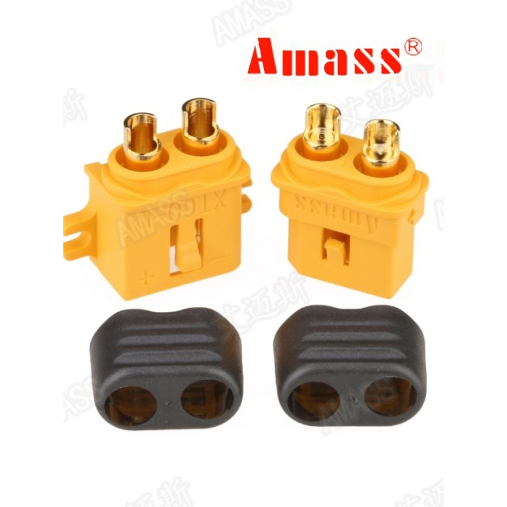 Amass Amass XT60-L ปลั๊กรุ่นของแท้ xt60 T Plug Interface Connector อุปกรณ์เสริม