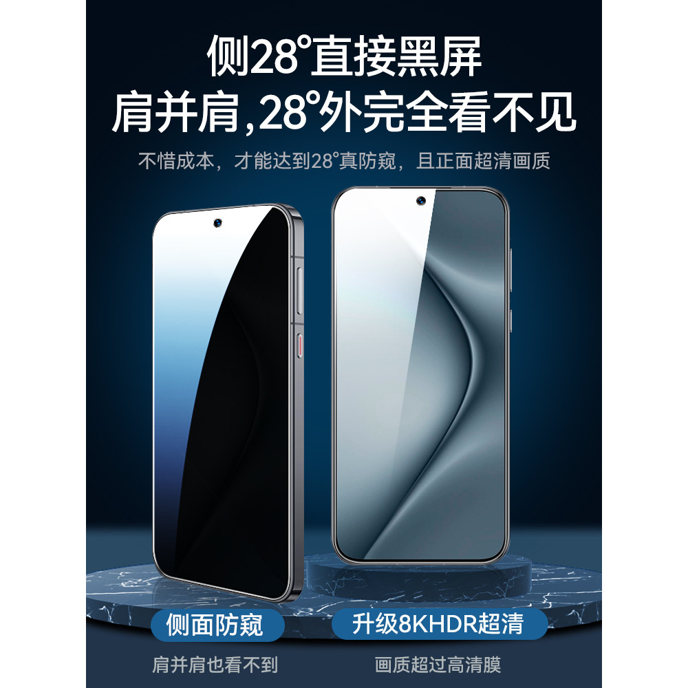 เหมาะสําหรับ vivox100s ฟิล์มนิรภัย y200gt ฟิล์มความเป็นส่วนตัว y300gt ฟิล์มโทรศัพท์มือถือ x200promin