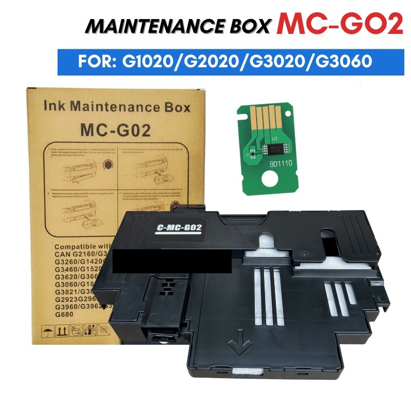 MC-G02กล่องซับหมึก CANON กล่องซับหมึก รุ่น MC-G02 สำหรับปริ้นเตอร์รุ่น G1020 / 2020 / 3020 / 3060