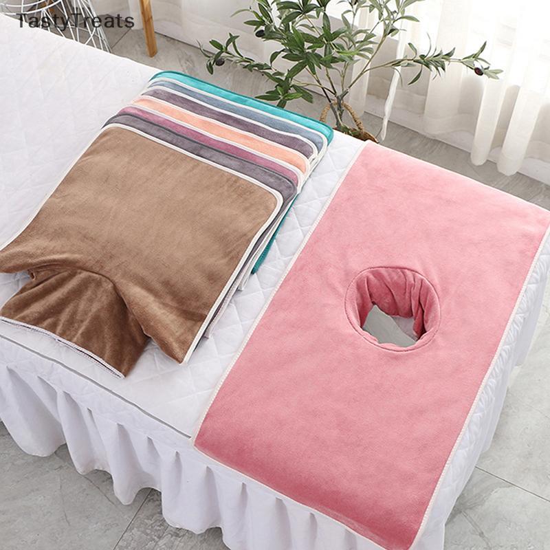 40*80 ซม.หนา Beauty SPA โต๊ะนวด Planking Face ผ้าเช็ดตัว Hole Bed Bandana